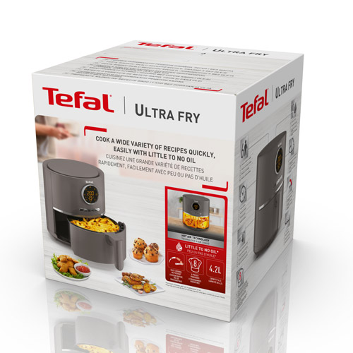 Nồi chiên không dầu Tefal EY111B15 - Công suất 600W - Hẹn giờ 60 phút - Dung tích 4.2 Lít - Hàng chính hãng - Bảo hành 24 tháng