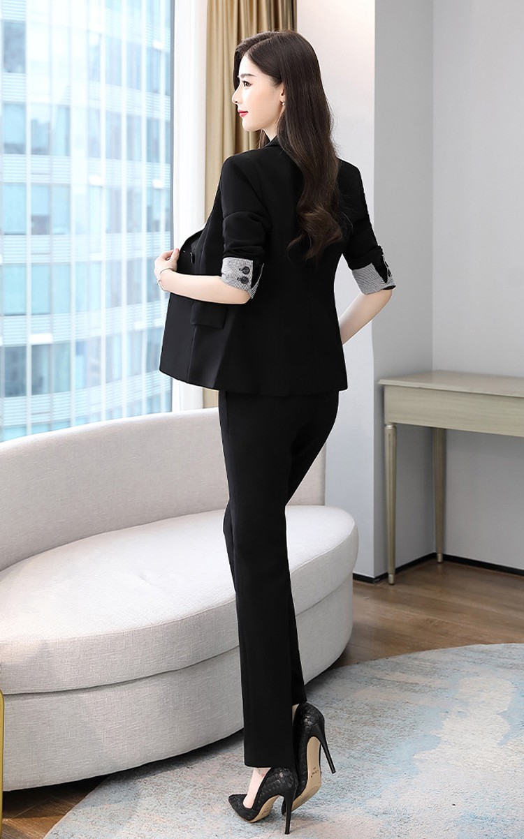 Set bộ Vest phối caro kèm thắt lưng