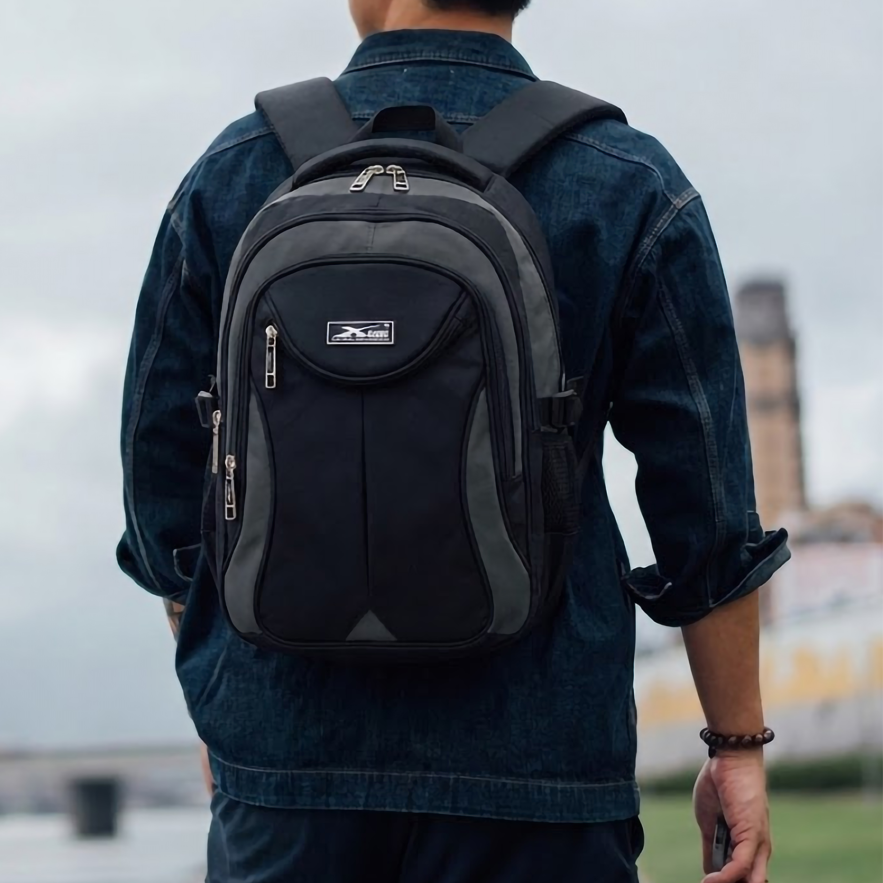 Balo đựng laptop nam 15 inch, balo học sinh trung học XBAGS Xb 2002