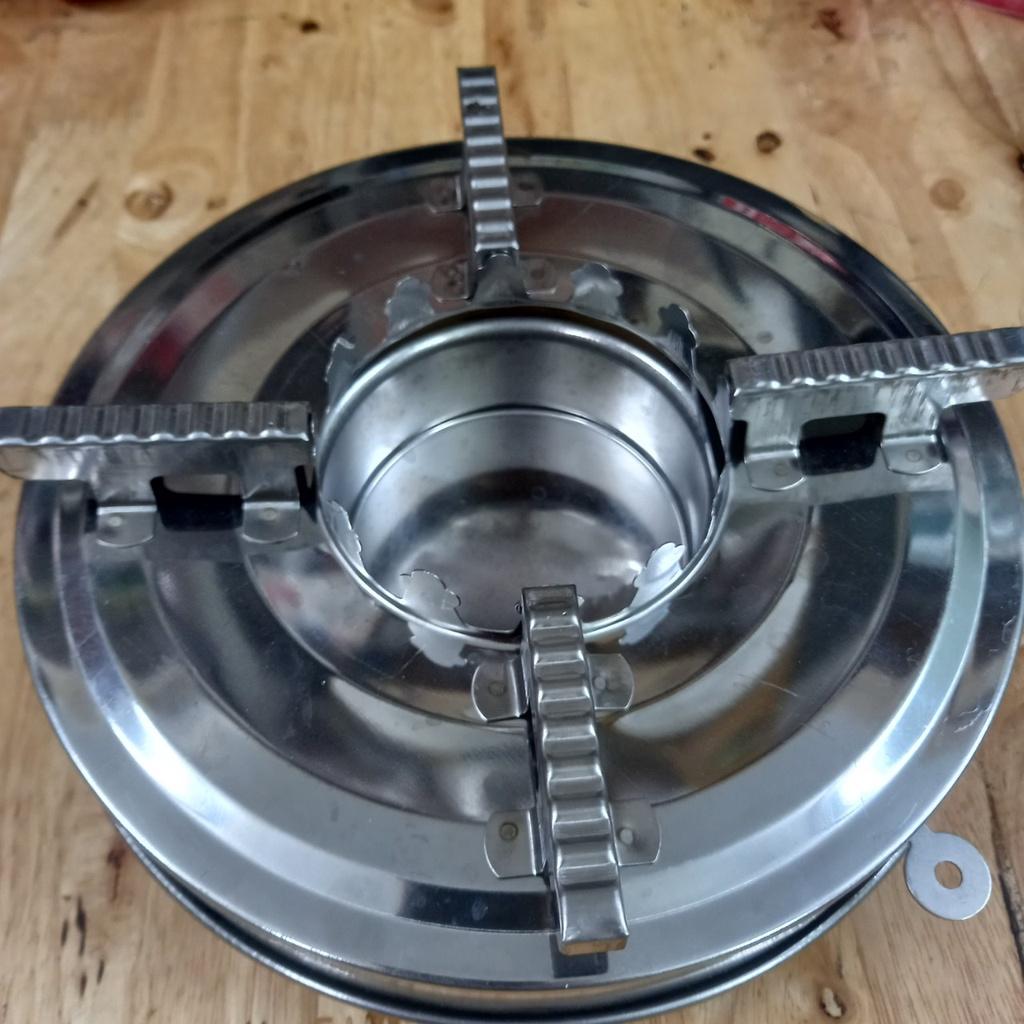 Bếp cồn Inox chất liệu dày dặn - Hàng chất lượng cao- Thanh gạt nhẹ nhàng - Giao nhanh - Không ưng đền tiền gấp 2;