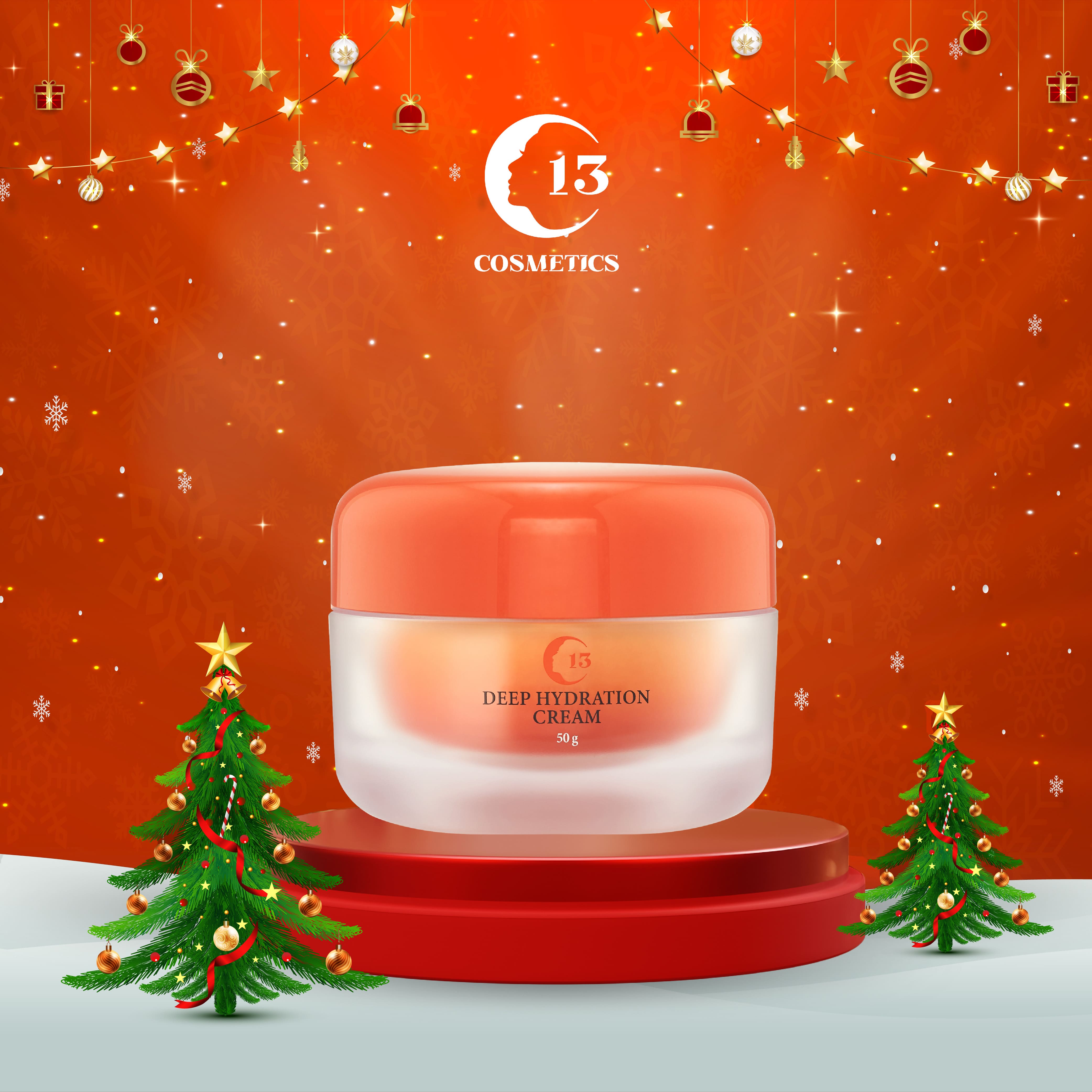 Kem Dưỡng Trắng Da, Cấp Ẩm Chuyên Sâu Chiết Xuất Từ Đậu Nành Nhật Lên Men Deep Hydration Cream C13 Cosmetics Thu Trang
