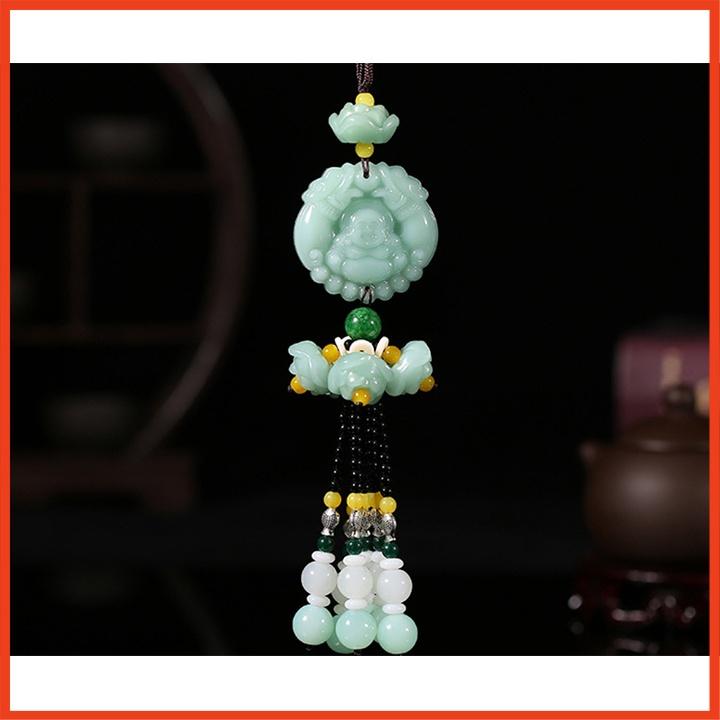 Dây treo xe oto tượng Phật mang bình an -