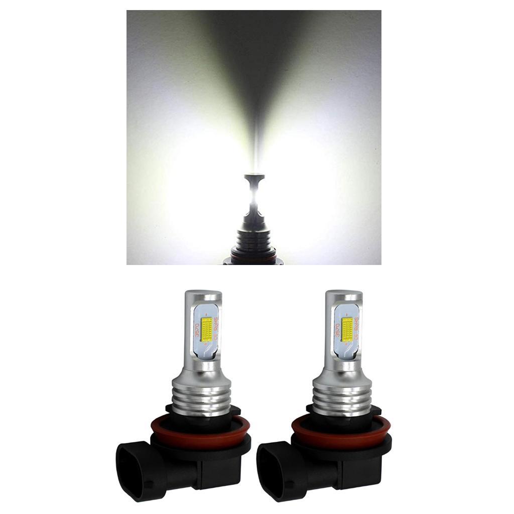2x2 Pieces /-3570 LED Headlights Bulb High/Low Beam 80W 1700-1800LM 6000K