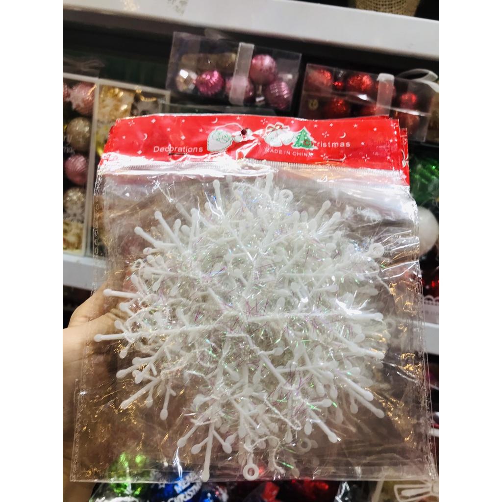BÔNG TUYẾT TRANG TRÍ NOEL , BÔNG TUYẾT TREO CÂY, BÔNG TUYẾT DÁN KÍNH