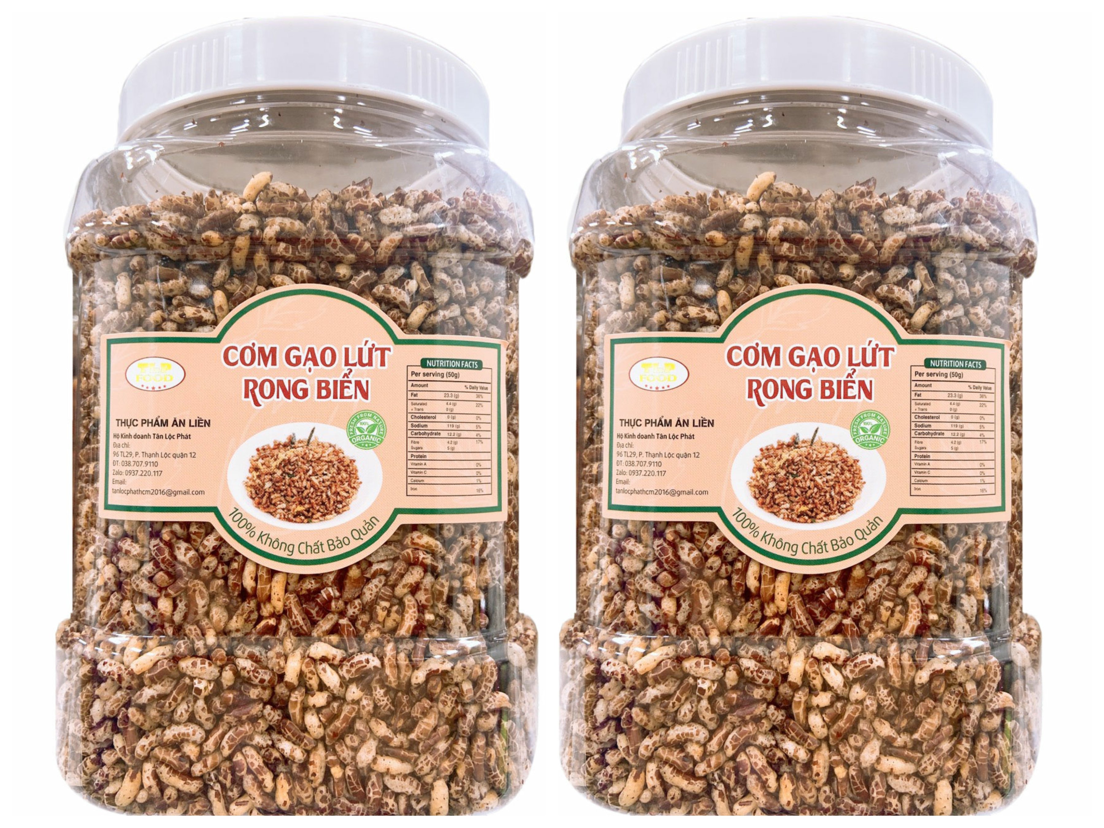 1KG CƠM GẠO LỨT RONG BIỂN THƠM NGON TLP - ĂN CHAY ĐƯỢC