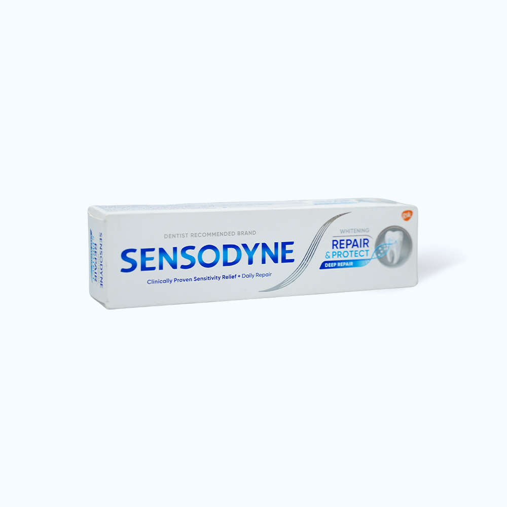 Kem Đánh Răng SENSODYNE Repair &amp; Protect Whitening (tuýp 100g)