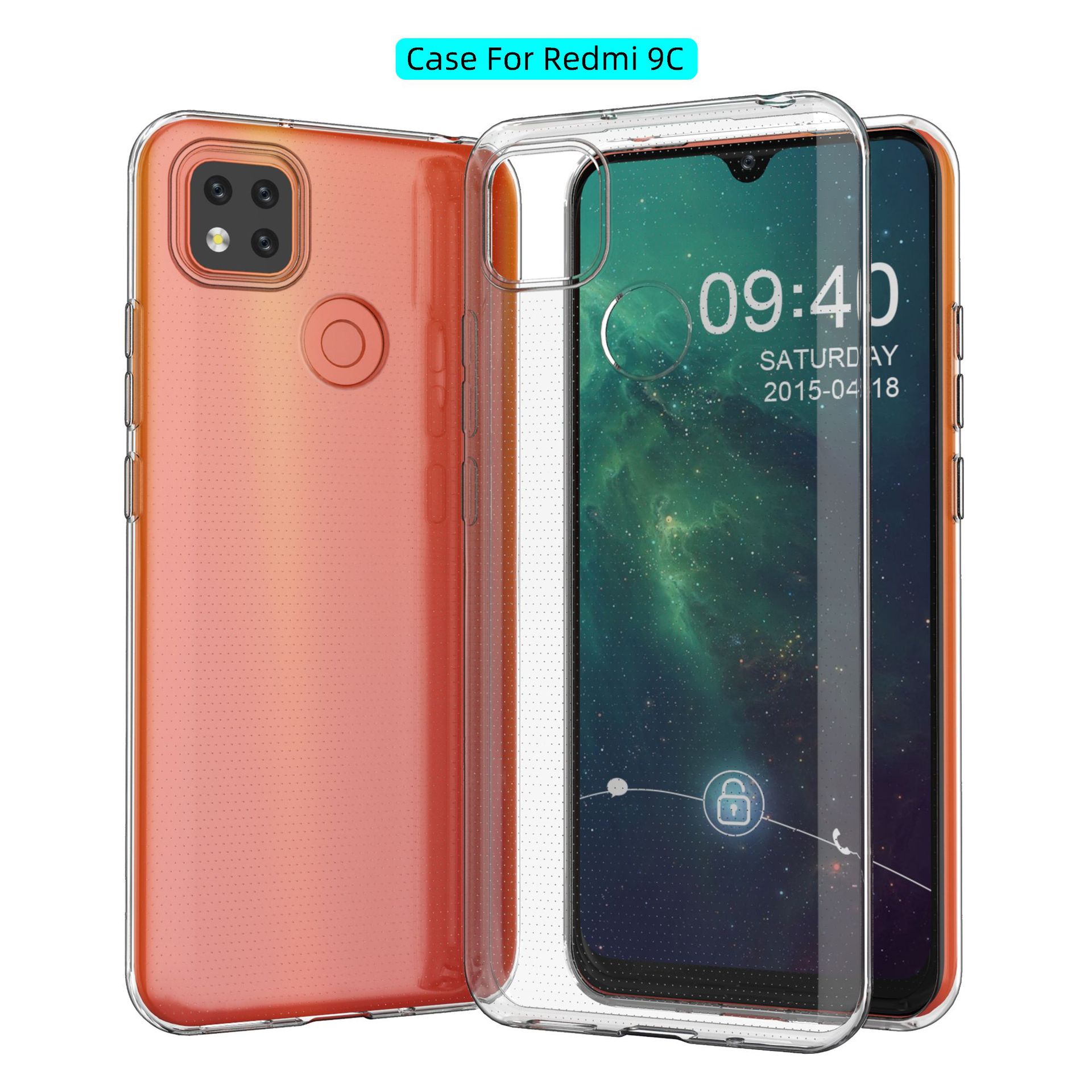 Ốp Lưng dẻo trong suốt cho Redmi 10A silicon trong suốt cao cấp A+