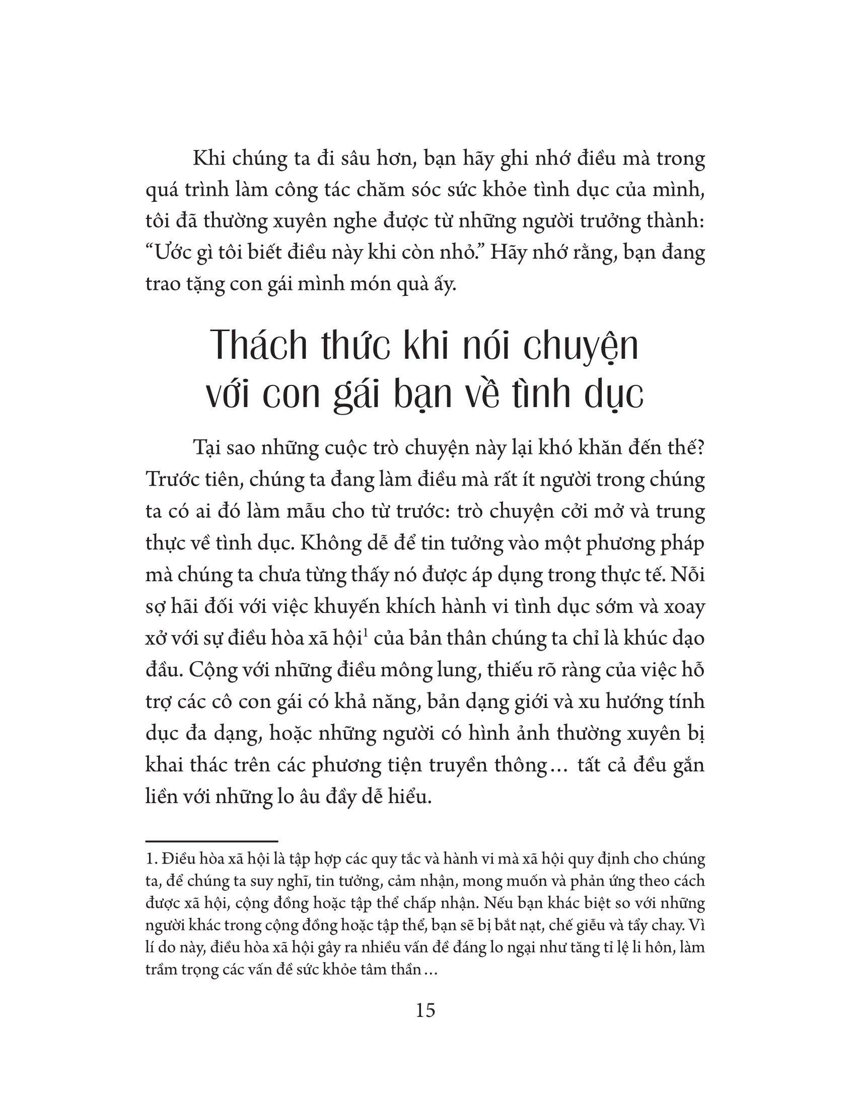 Giáo Dục Giới Tính Cho Con Gái