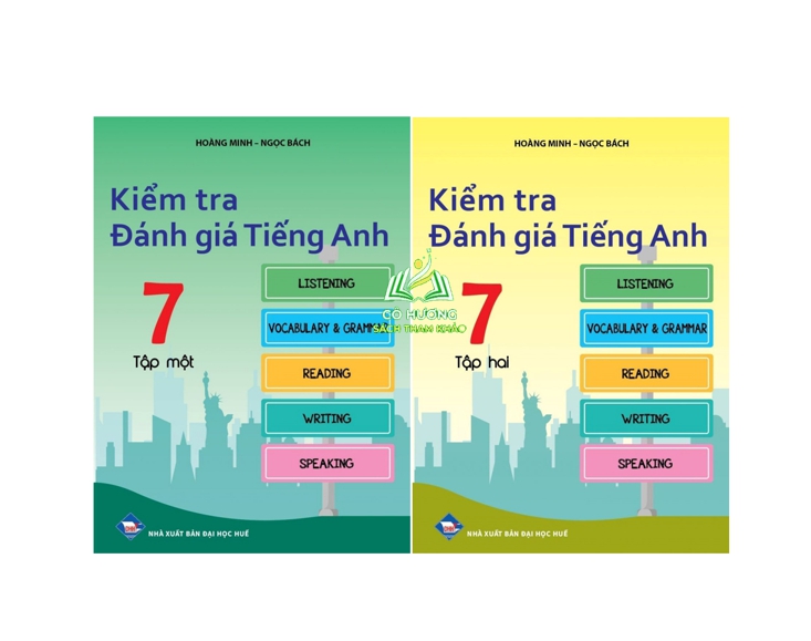 Sách - Combo Kiểm tra đánh giá tiếng anh 7 - tập 1 + 2 (KP)