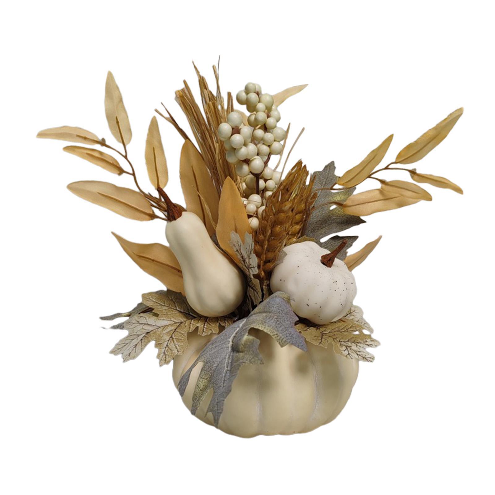 Artificial Halloween Pumpkin Decor Ornament for Bedroom Thanksgiving Wedding