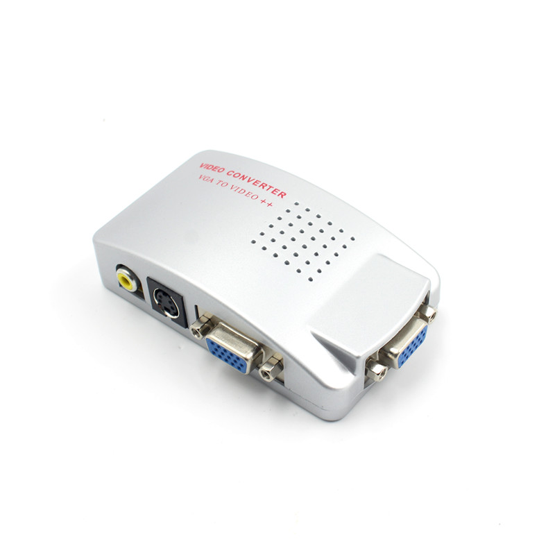 SOAIY Bộ chuyển đổi tín hiệu từ VGA sang SVIDEO - AV - Hàng Nhập Khẩu