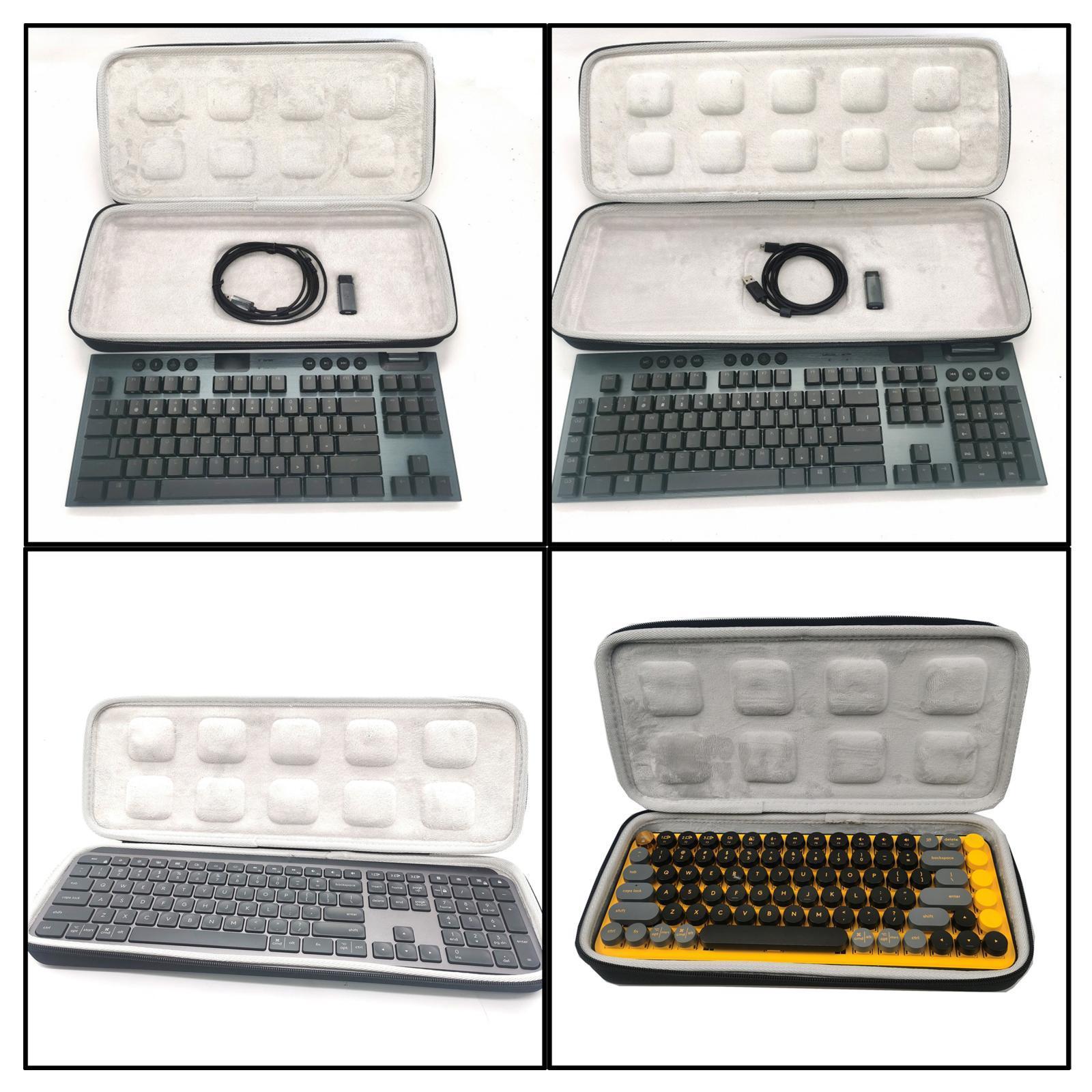 Portable Keyboard Storage Bag Shockproof Stylish Waterproof Storage Shell for Logitech