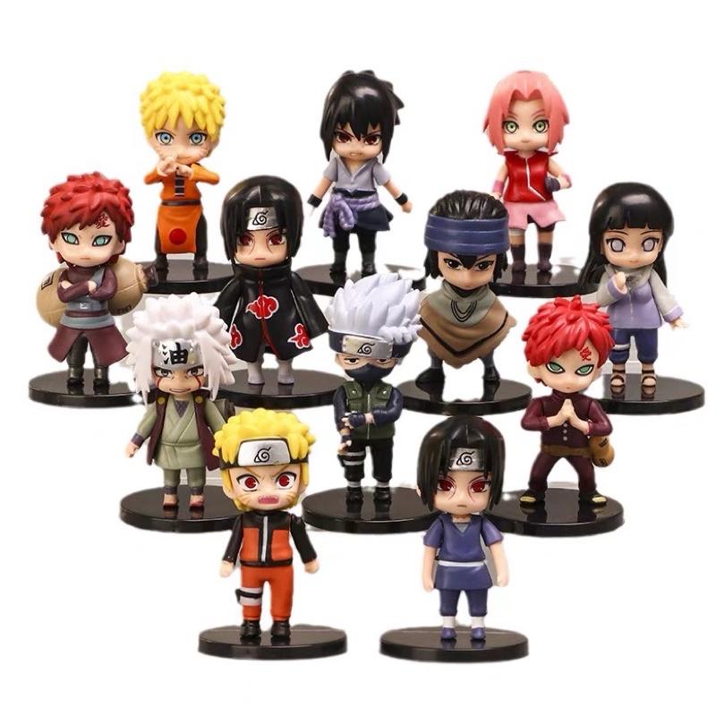 Mô hình Naruto - Mô hình Chibi 6cm Naruto, Sasuke, Kakashi, Itachi, Hinata, Jiraira, Gaara