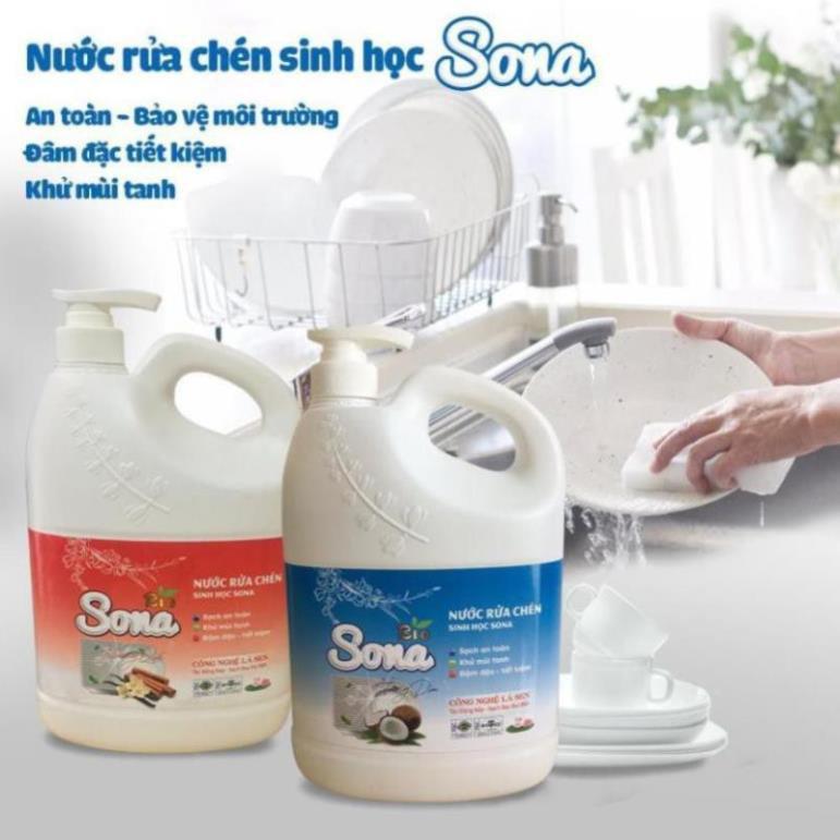 Nước Rửa Chén SoNa Hương Quế 1,6kg