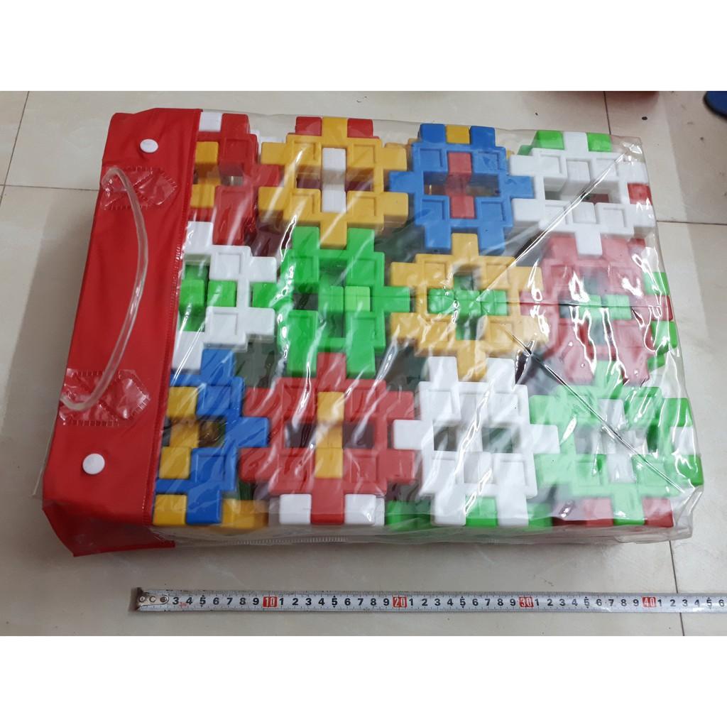 Bộ xếp hình thông minh 55 chi tiết - Rèn luyện tư duy và óc sáng tạo