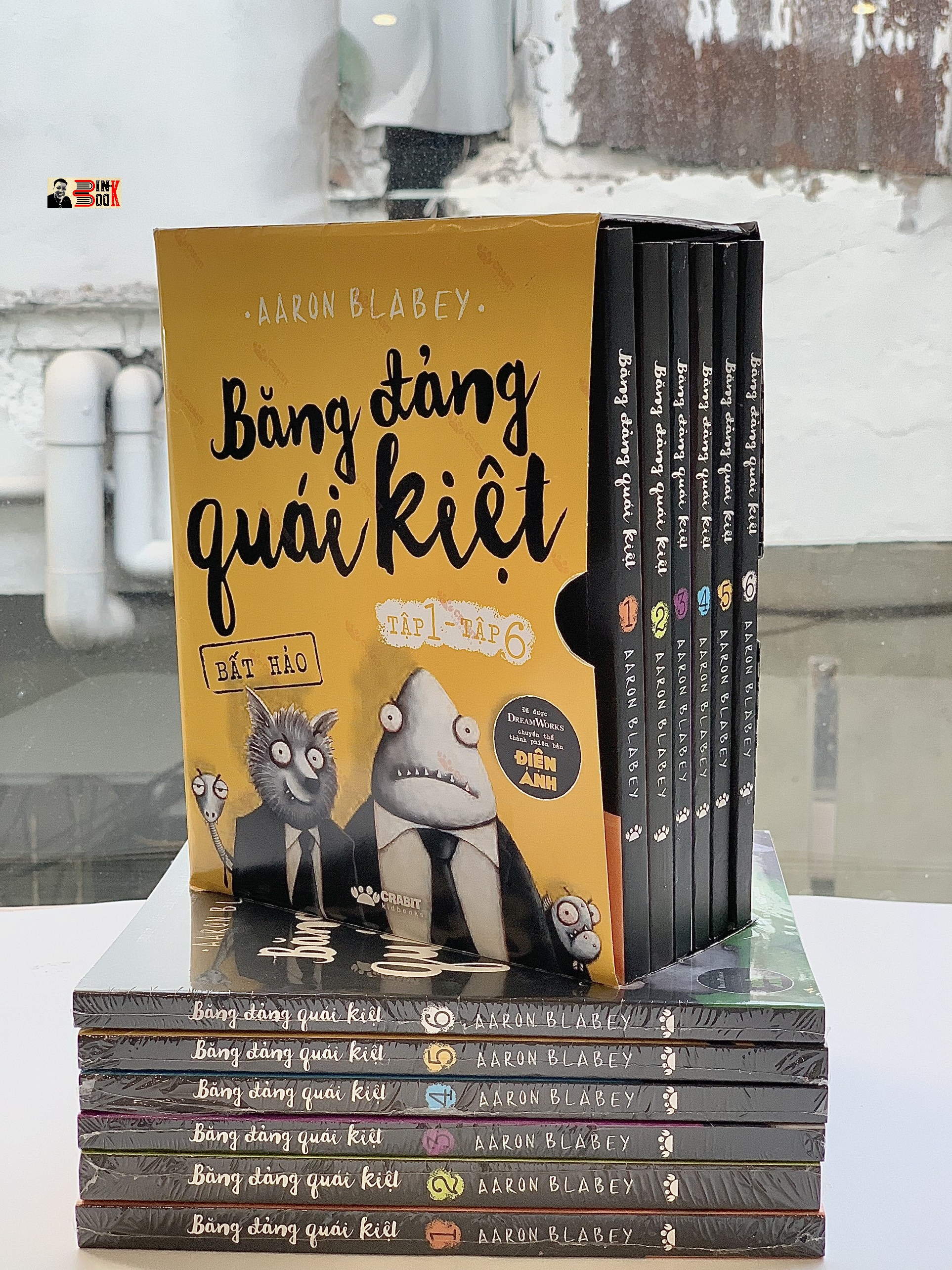 [Boxset 6 tập] BĂNG ĐẢNG QUÁI KIỆT tập 1 – 6 - Aaron Blabey - Crabit Kidbooks - NXB Hà Nội