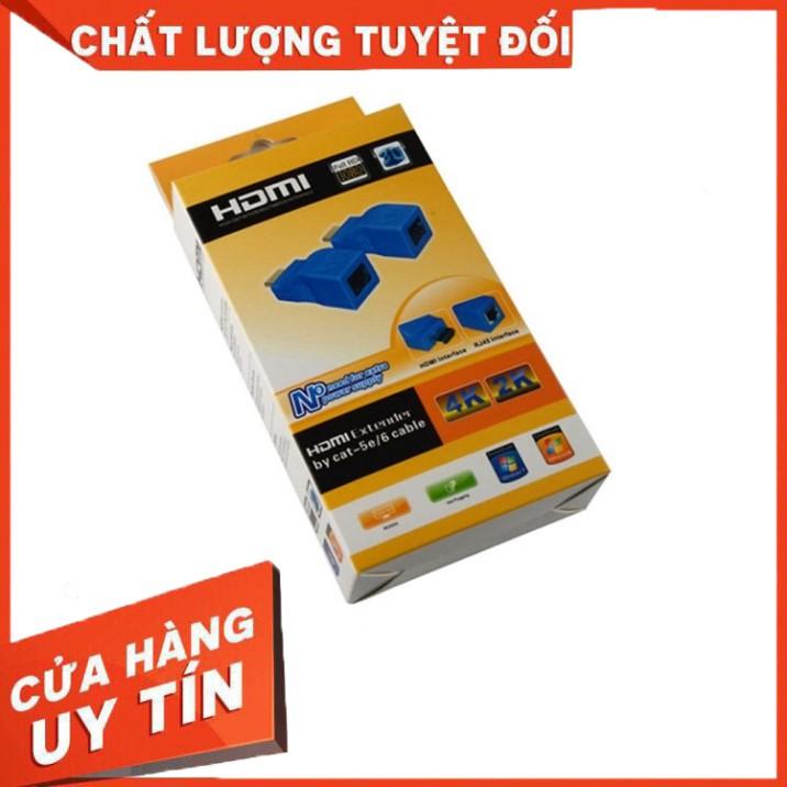 Bộ kéo dài HDMI qua LAN 30m qua cáp mạng Cat5E,6 chuẩn RJ45 ARIGATO - Hàng Chính Hãng