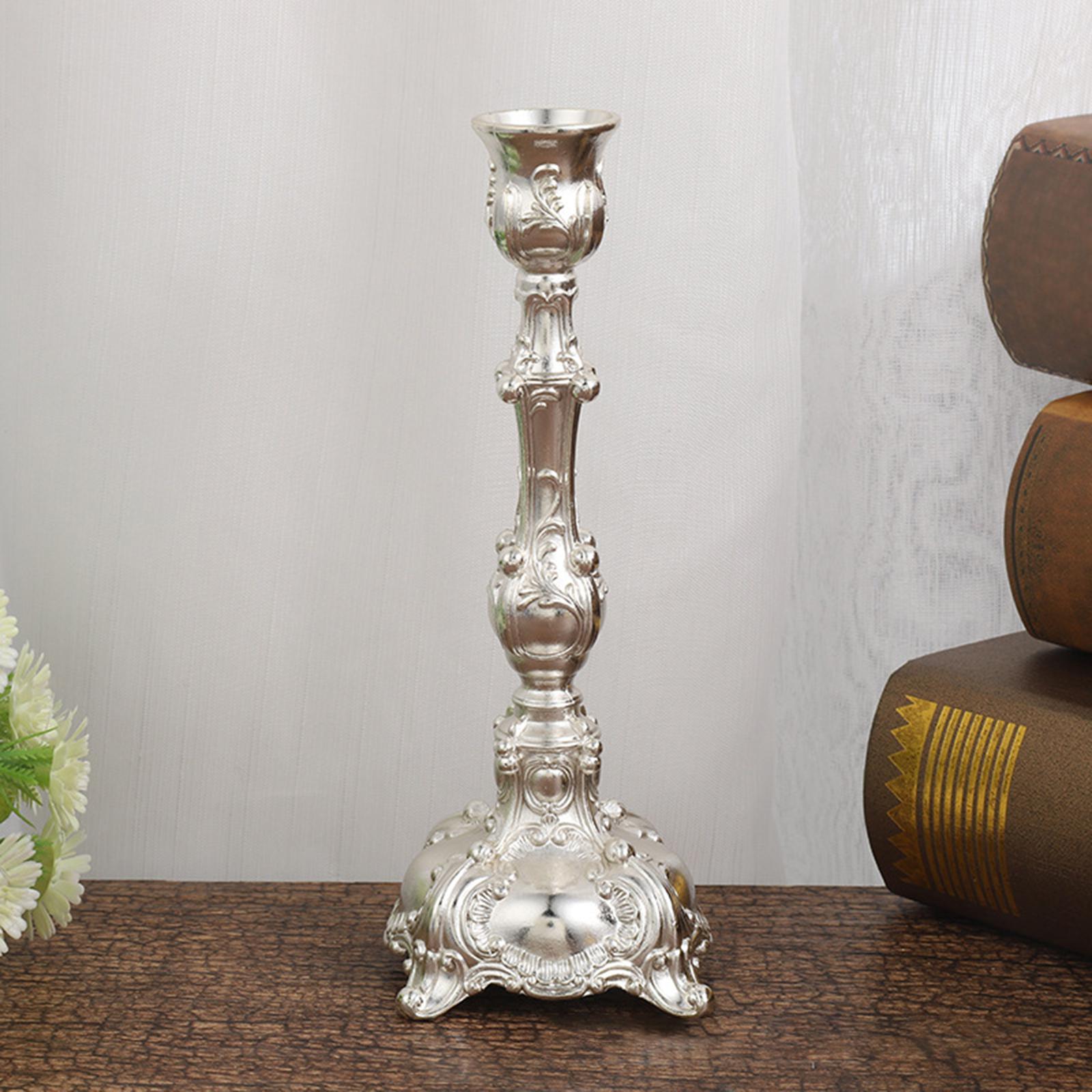 European Metal Candle Holder Pillar Stick Candlestick for Party Home
