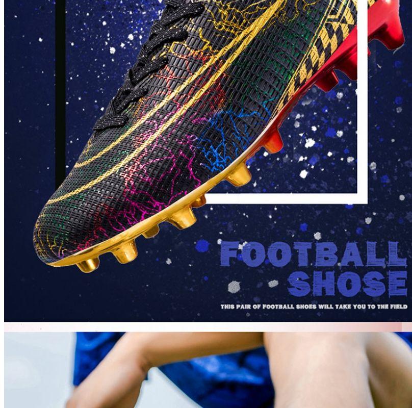 LCRTZKG 2023 Giày bóng đá Assassin mới cho nam giới World Cup AG Long Nail Race Đào tạo Giày cho nam giới và phụ nữ Sinh viên trẻ em Broken Nail