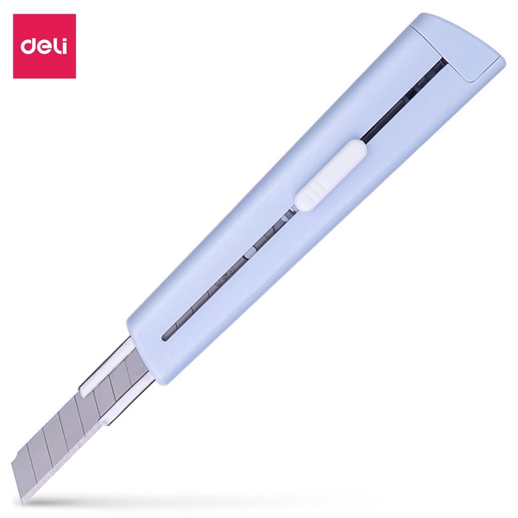 Dao Rọc Giấy Bỏ Túi Lưỡi SK5 Cao Cấp Nusign Deli - Phù Hợp Học Sinh Văn Phòng Xé Dán Cắt Ghép Thủ Công Giấy Tờ - 2038