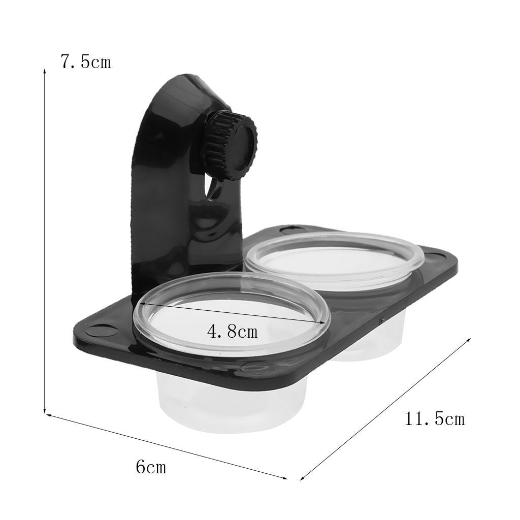 4 pcs Gecko Baby Reptile Food Basin Water Dish Bowl Feeder