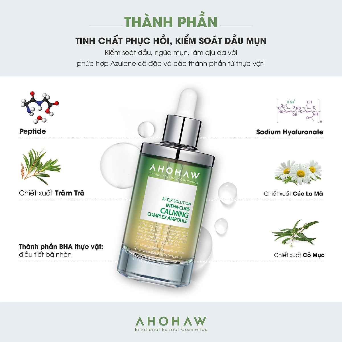 Tinh Chất Phục Hồi Da Cao Cấp Ahohaw After Solution  - Hàng Chính Hãng