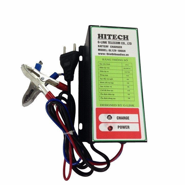 Máy Sạc ắc quy tự động Hitech Power 12V-100Ah