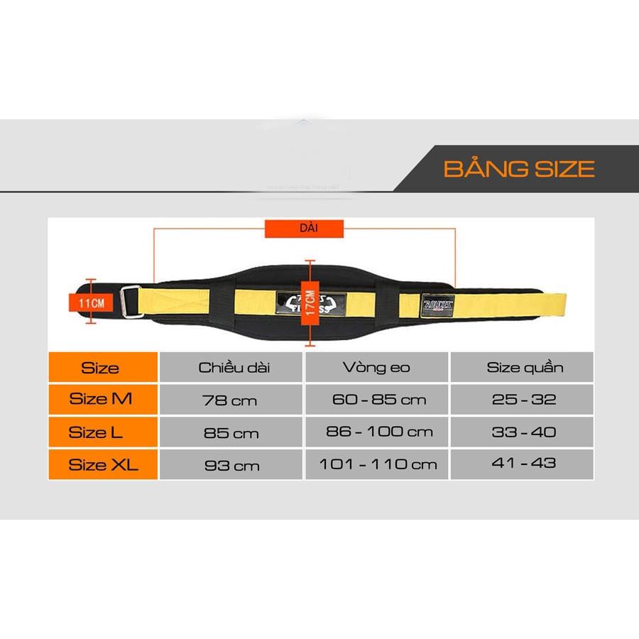 Đai lưng tập Gym nam nữ nịt lưng mềm gánh tạ squat TXstar hỗ trợ bảo vệ lưng gánh tạ deadlift hiệu quả