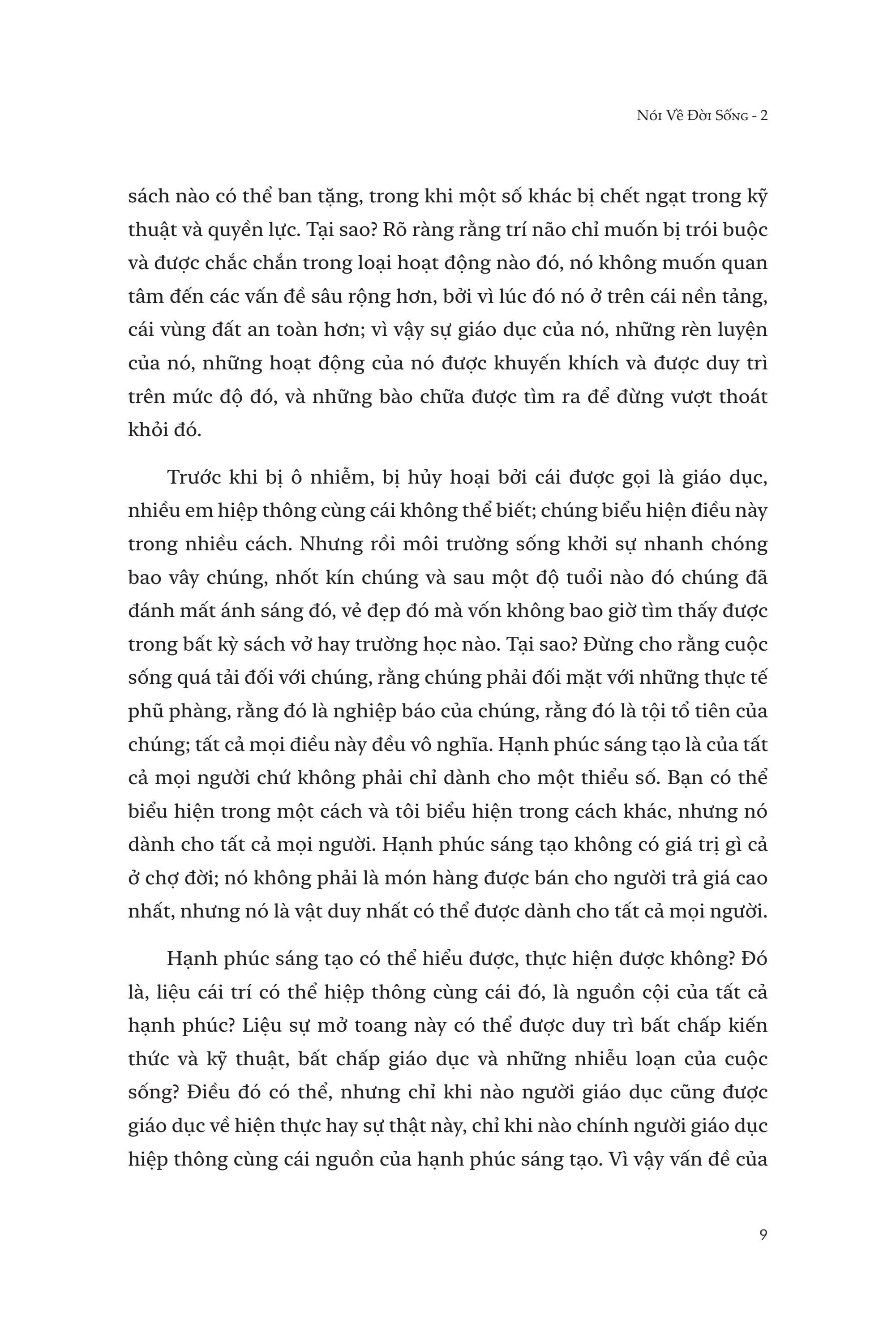 J.Krishnamurti Nói Về Đời Sống - Tập 2