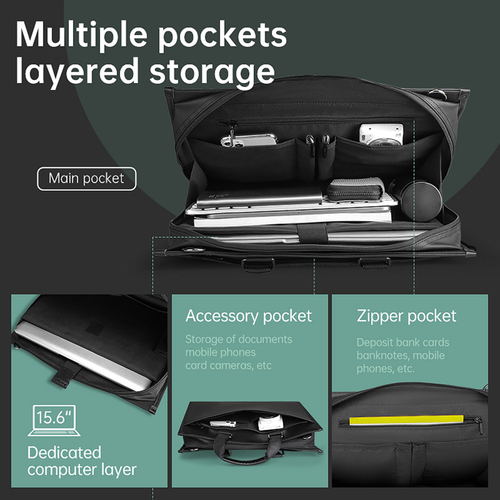 Túi máy tính xách tay của nam giới