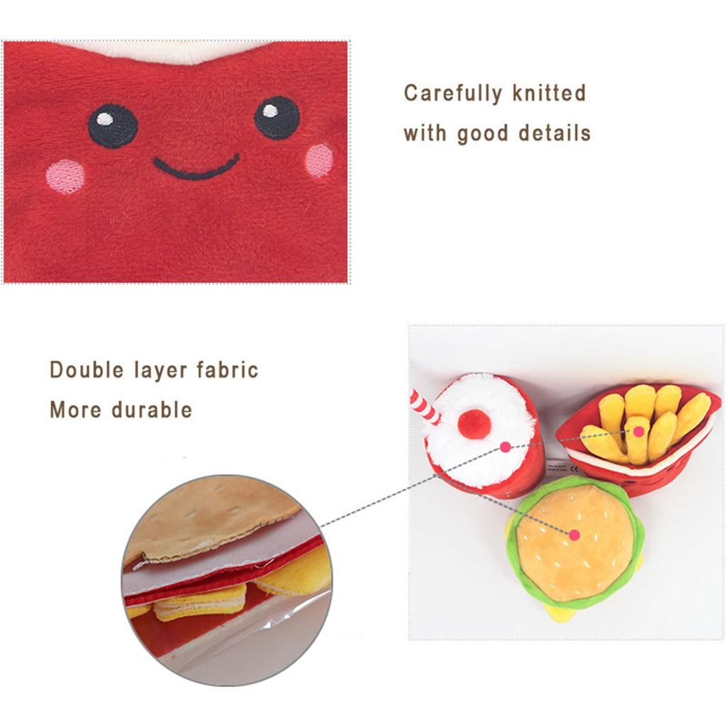 Dog Squeaky Toy Durable Funny Reducing Boredom Shape