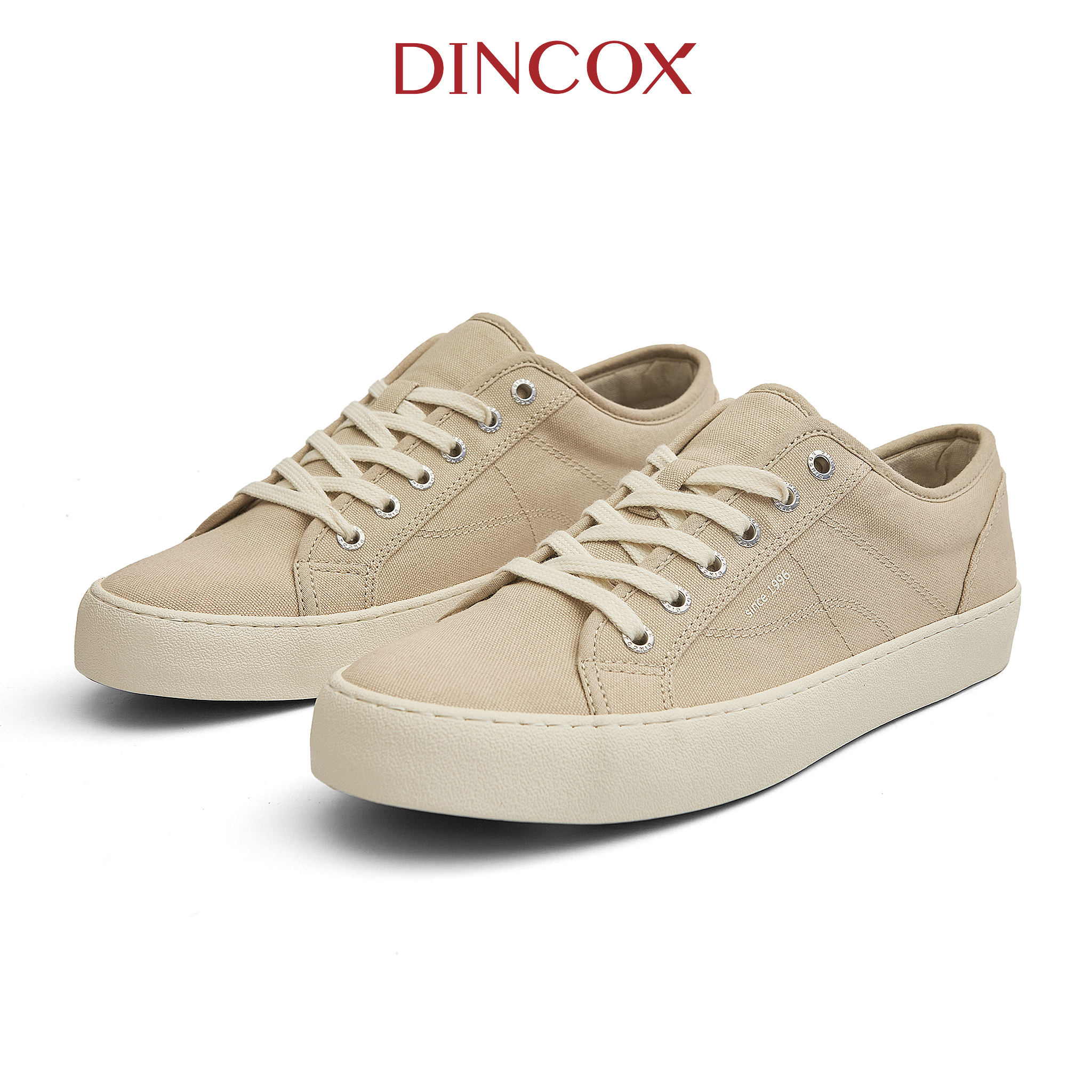 Giày Sneaker Vải Canvas Nữ E18 Sandy Chính Hãng Dincox