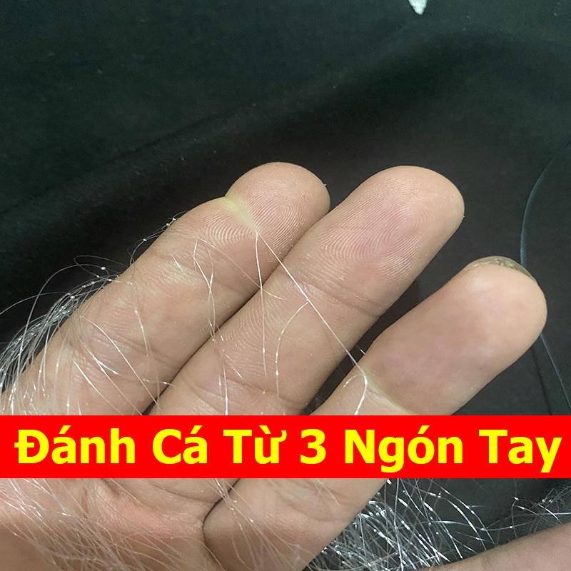 Lưới Đánh Cá 3 Màn, Cao 1m Dài 75m Then 3(6cm)