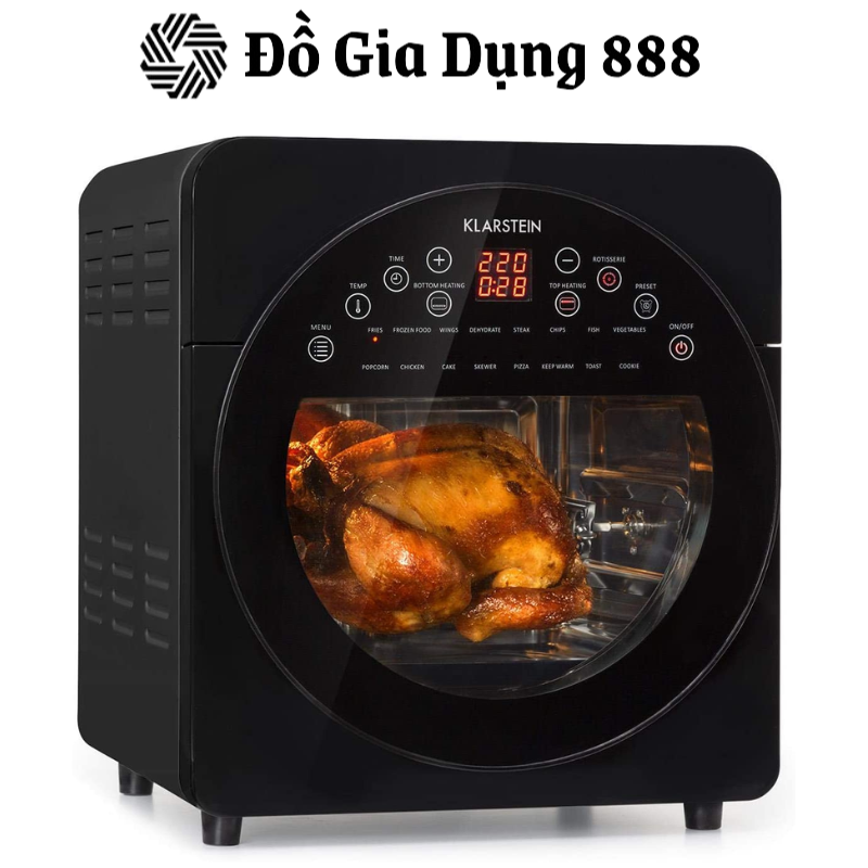 NỒI CHIÊN KHÔNG DẦU KLARSTEIN AERO VITAL EASY TOUCH 14L