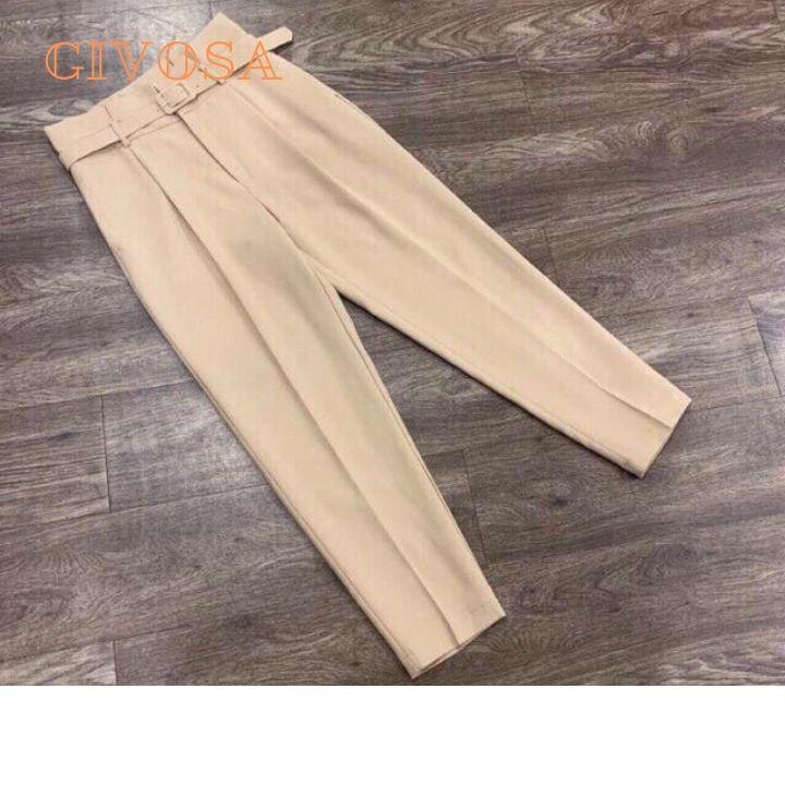 Quần tây công sở nữ baggy thời trang