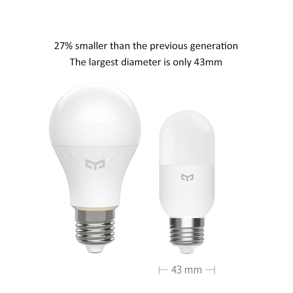 Bóng Đèn Thông Minh Xiaomi Yeelight E27 450 Lumens 4w Điều Khiển Từ Xa Qua App Mi Home