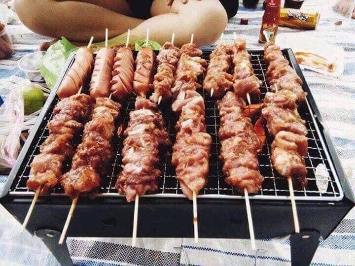 Bếp Nướng Than Hoa, Than Củi Vuông - Bbq Cao Cấp - Hàng Chất Lượng