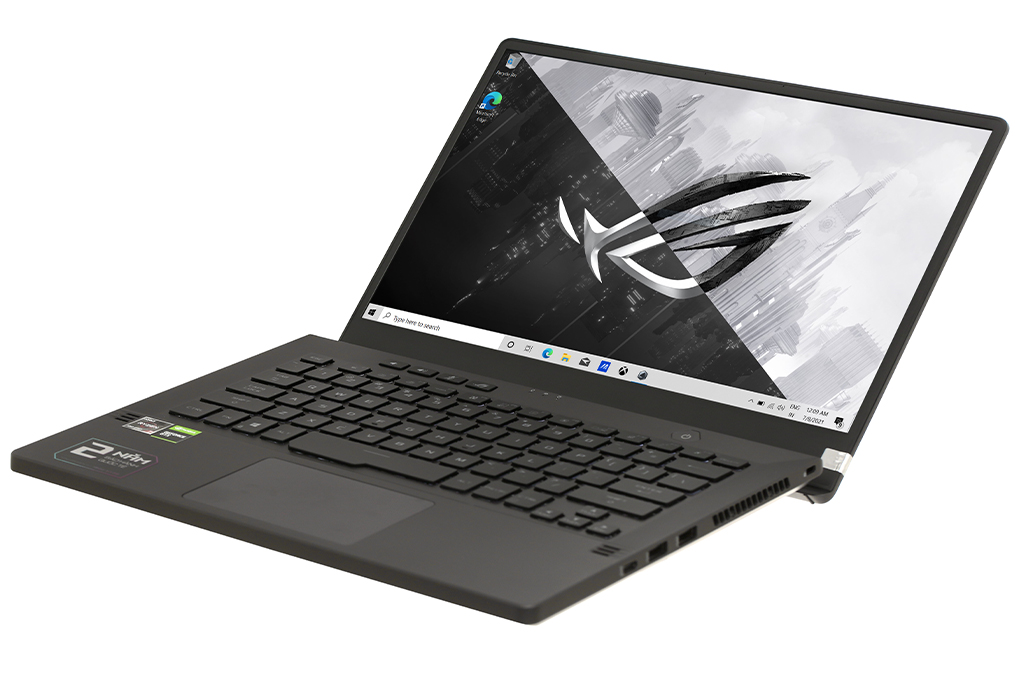 Laptop Asus GA401QH R7 5800HS/8GB/512GB/4GB GTX1650/14&quot;Q/120Hz/Túi/Win11/(K2091W)/Xám - Hàng chính hãng