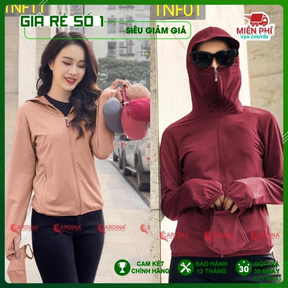 Áo Chống Nắng Nữ cao cấp 1 Lớp thun lạnh, làm mát, kháng khuẩn, khử mùi hôi, Chống tia UV