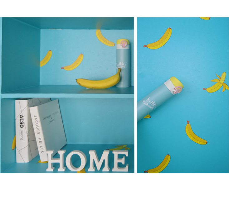 Combo 10 mét giấy dán tường, decal dán tường trang trí nhà cửa TRÁI CHUỐI VÀNG khổ 45cm