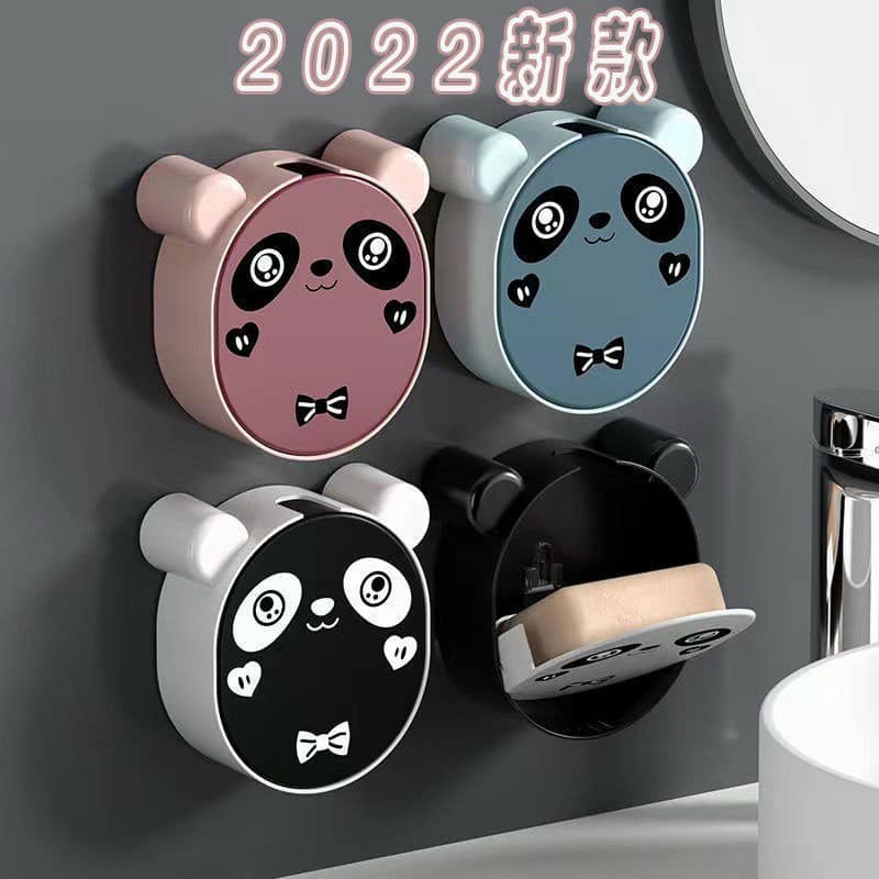 KỆ ĐỂ XÀ PHÒNG HÌNH GẤU TRÚC SIÊU XINH, KHÔNG LO BỊ ƯỚT