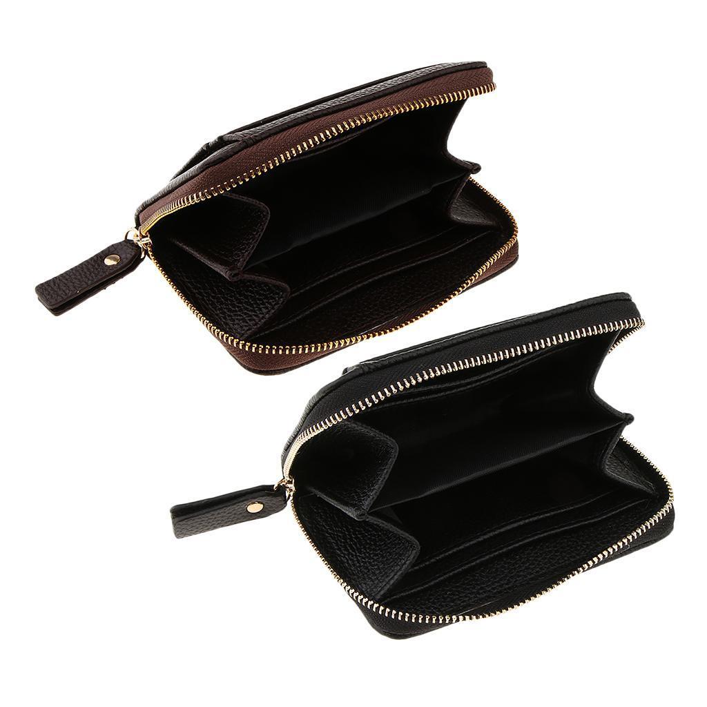 Men Slim Leather Wallet Purse Holder Case Front Pocket