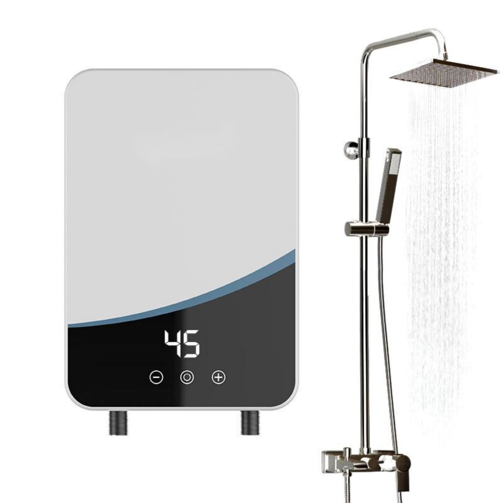 Máy Nước Nóng Lạnh Nhà Tắm Hot and Cold Shower cao cấp 5500w (tặng kèm vòi sen và giá đỡ)