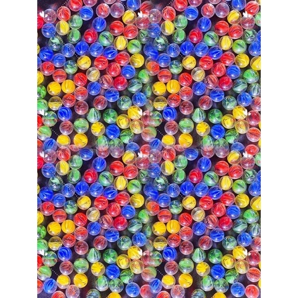 1 kg bi thuỷ tinh nhí 11 mm - bi ve truyền thống