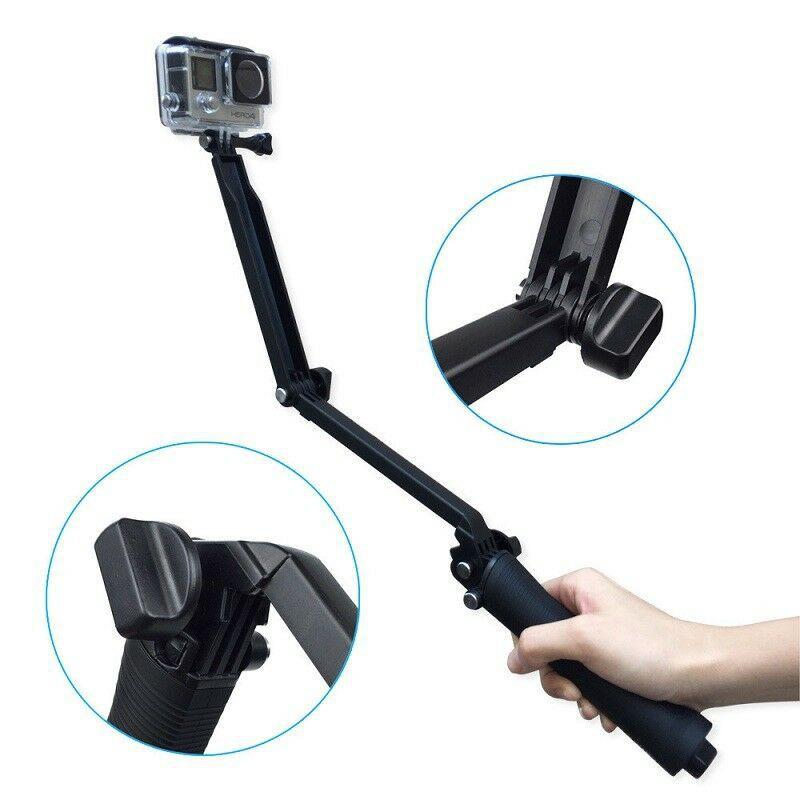 Gậy Gopro Tam khúc đa năng, gọn, tiện lợi