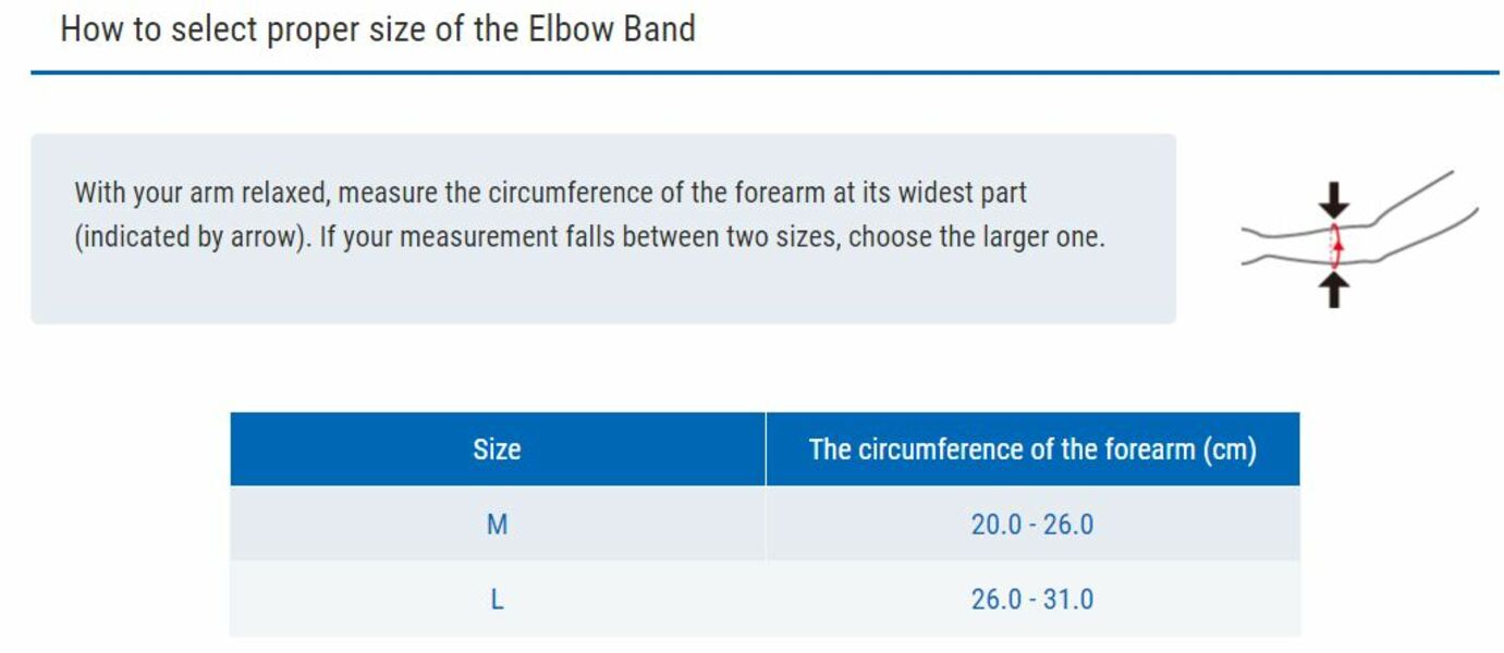 ZAMST Elbow Band Đai hỗ trợ/ bảo vệ khuỷu tay