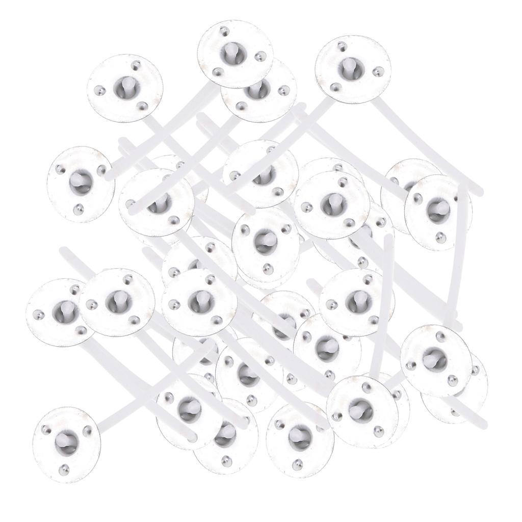 200 Pack Pre Waxed Candle Wicks With Sustainers For Making Tea light Candles