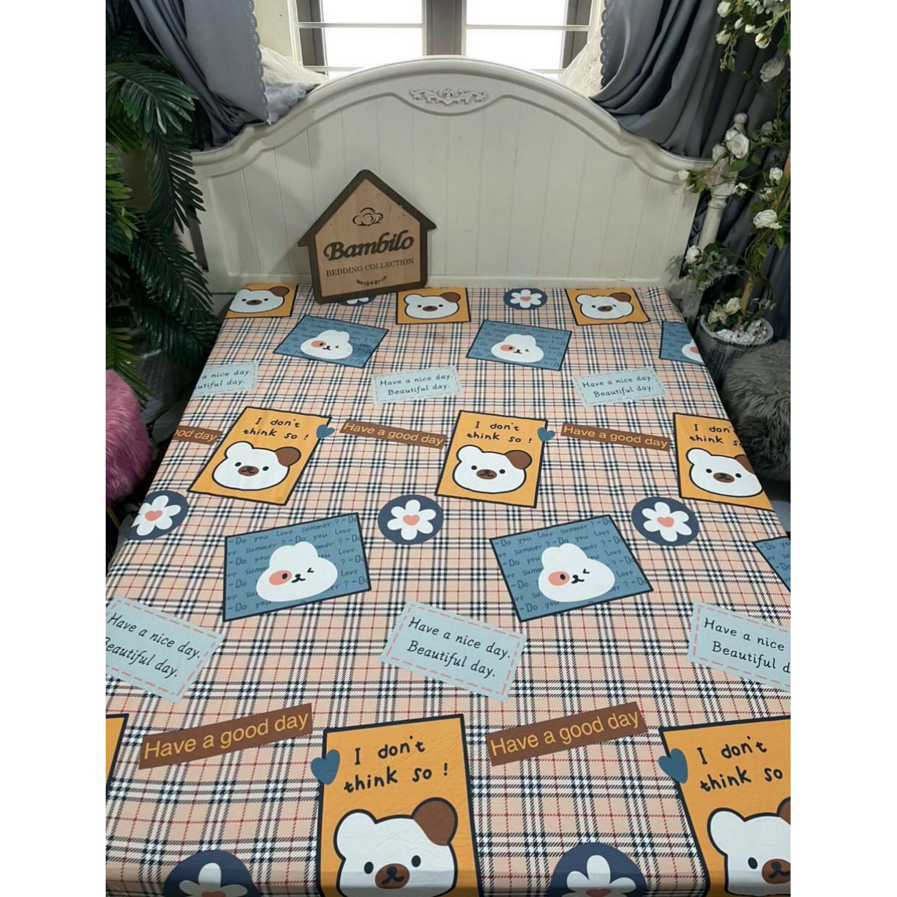 Ga chống thấm cotton, Drap chống thấm hiệu quả,Ga trải giường bằng vải cotton bảo vệ vỏ bọc bụi bao phủ nệm chống thấm