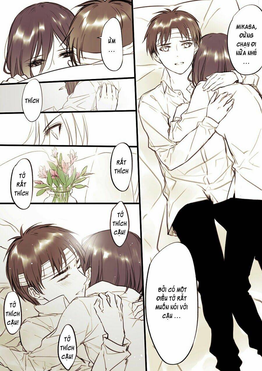 tấn công người khổng lồ - doujinshi eren x mikasa chapter 38 5