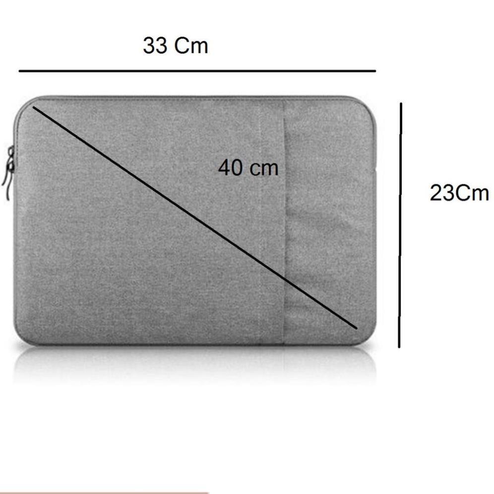 Túi chống sốc Macbook cao cấp 13 inch 208189 (Ghi xám)